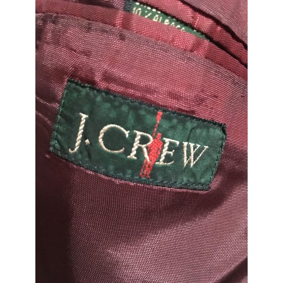 J.Crew Large Vintage Green Wool Alpaca Casual Occasion USA Sport Jacket - Picture 6 of 7